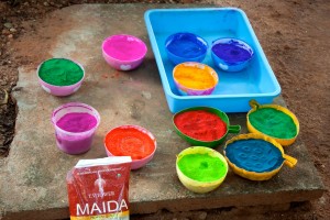 Colorpowder for the mandalas